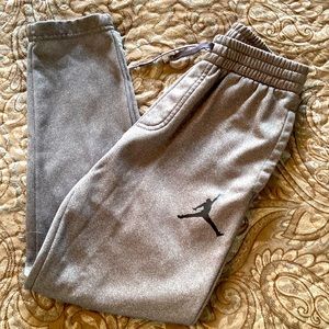 Nike Air Jordan Thermafit gray sweatpants boys Sz S